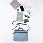 crossbody canvas purse #slate_blue
