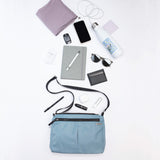 crossbody canvas purse #slate_blue