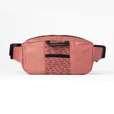 Recycled polyester belt bag for travel #dusty_mauve