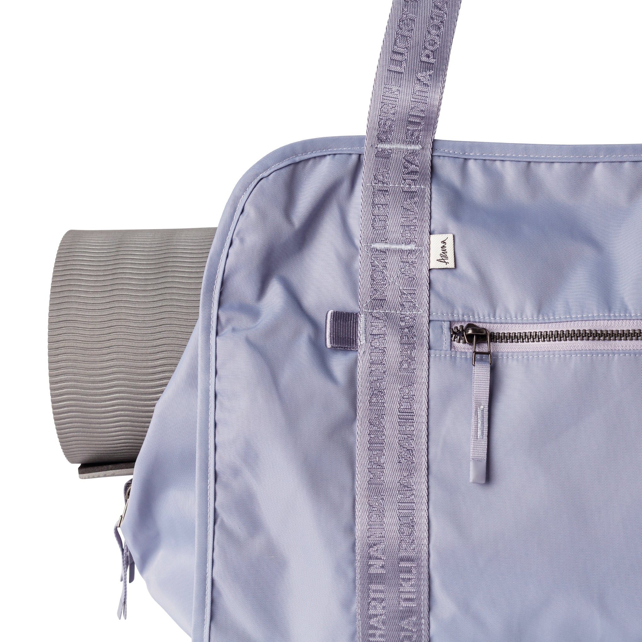 Purple lilac yoga tote bag for women with spacious interior compartments #lilac