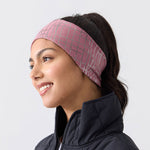 Women’s Winter Rose Red Running Ear Warmer Headband #dusty_rose
