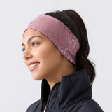 Women’s Winter Rose Red Running Ear Warmer Headband #dusty_rose