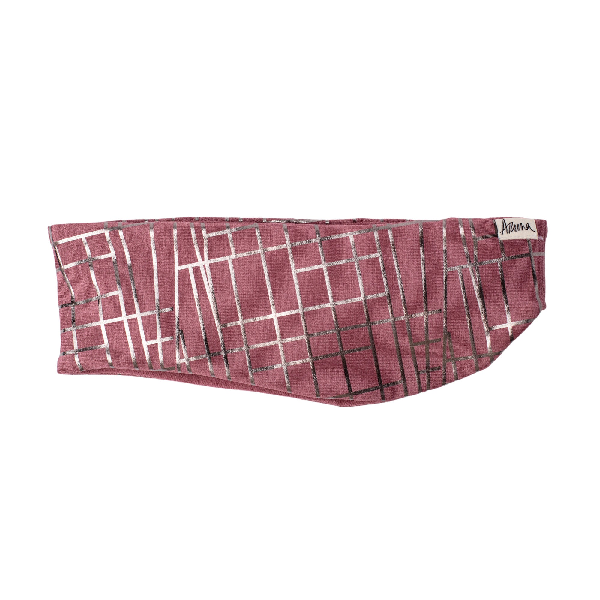 Women’s Winter Rose Red Running Ear Warmer Headband #dusty_rose