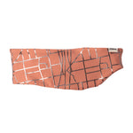 Women’s Winter Coral Light Orange Running Ear Warmer Headband #faded_coral