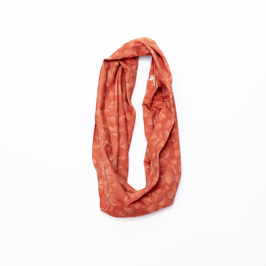 Rita Non Slip Cloth Comfort Soft Workout Women Headbands Dark Orange Pebbles #dark_orange_pebbles