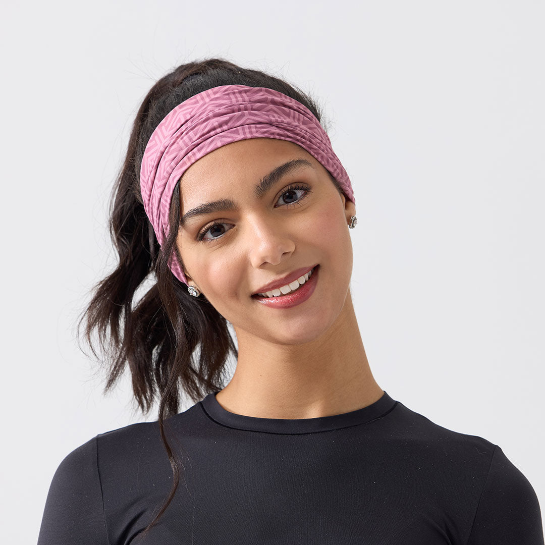 Rita Non Slip Cloth Comfort Soft Workout Women Headbands Dusty Rose Arrows #dusty_rose_arrows