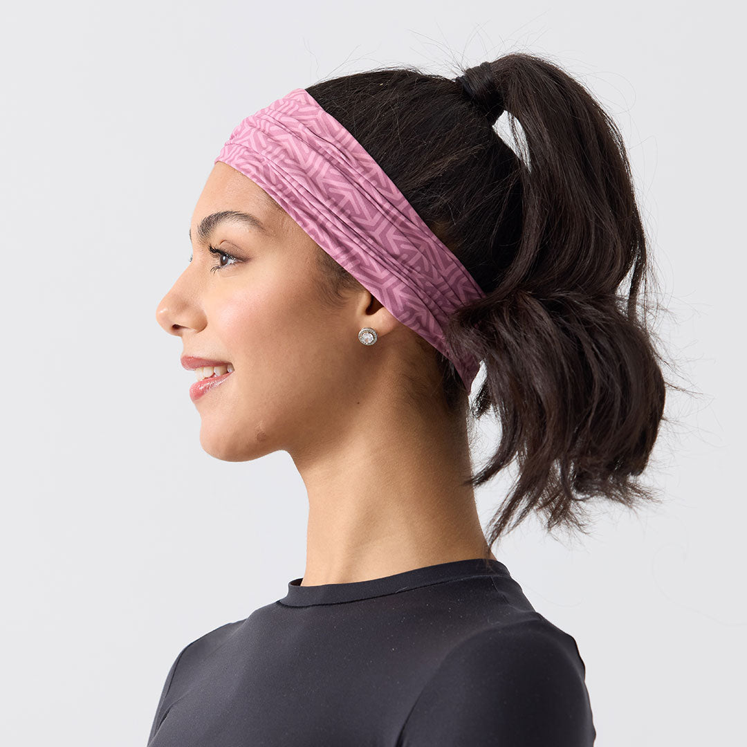 Rita Non Slip Cloth Comfort Soft Workout Women Headbands Dusty Rose Arrows #dusty_rose_arrows