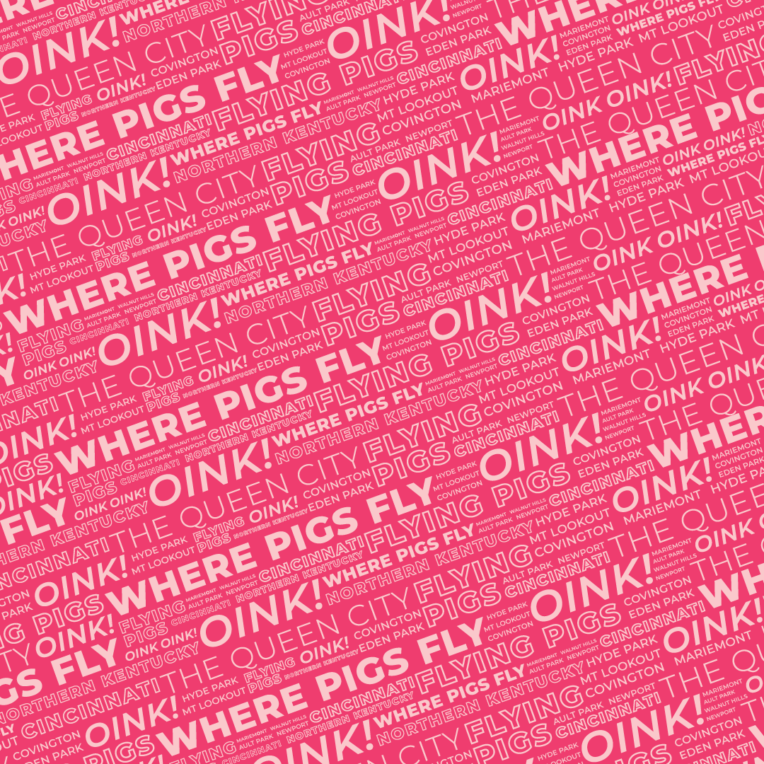 Pink Pig Cincinnati Running Headbands Flying Pig 5K Marathon #pink_oink