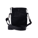 Pooja Cassette Bag – nylon crossbody wallet for travel and everyday use #black