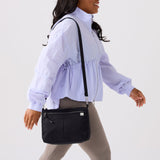 shree crossbody - everyday crossbody purse fits water bottle #black