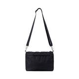 shree crossbody - compact travel crossbody bag with zip pockets #black