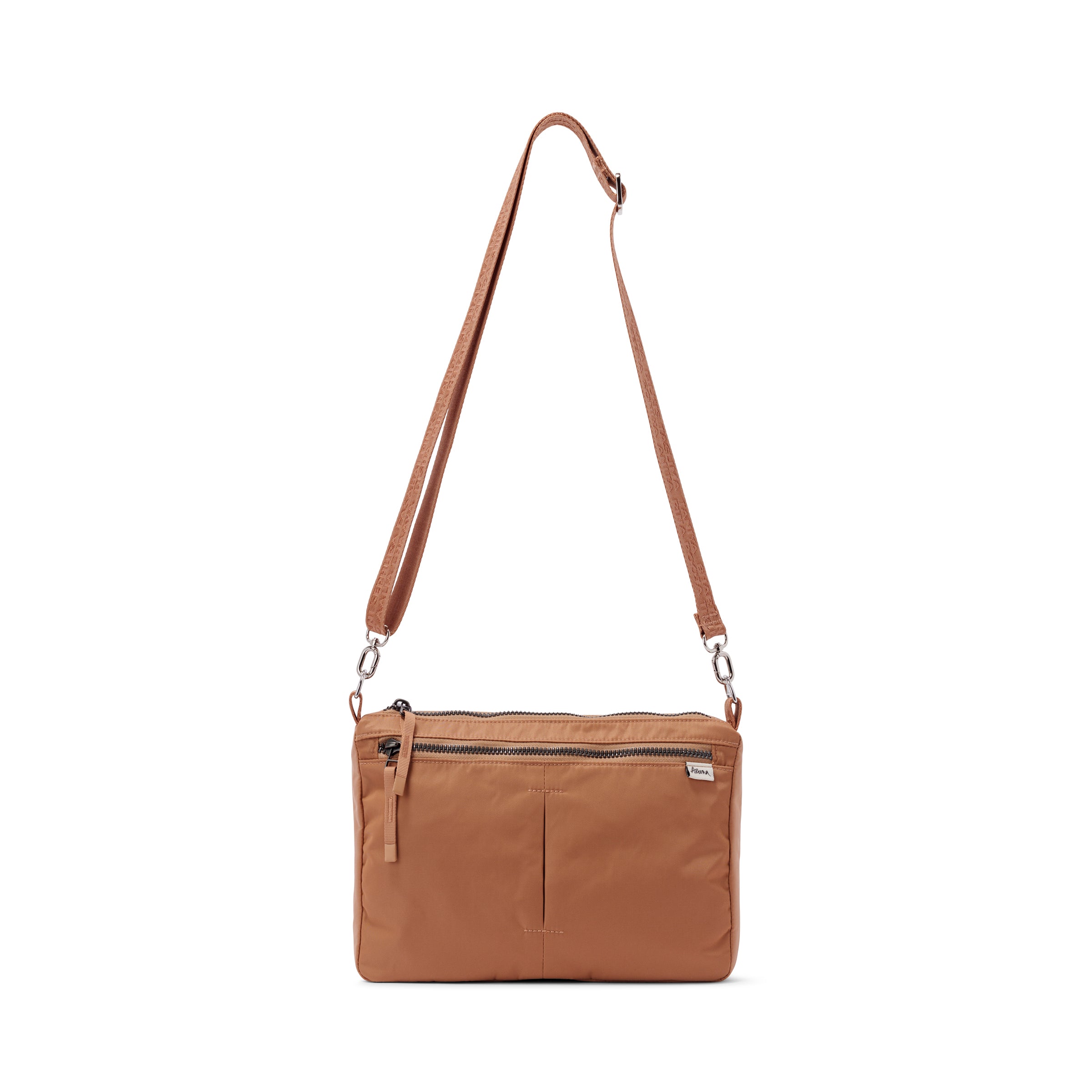 shree crossbody - ethical fashion crossbody bag by Aruna #camel