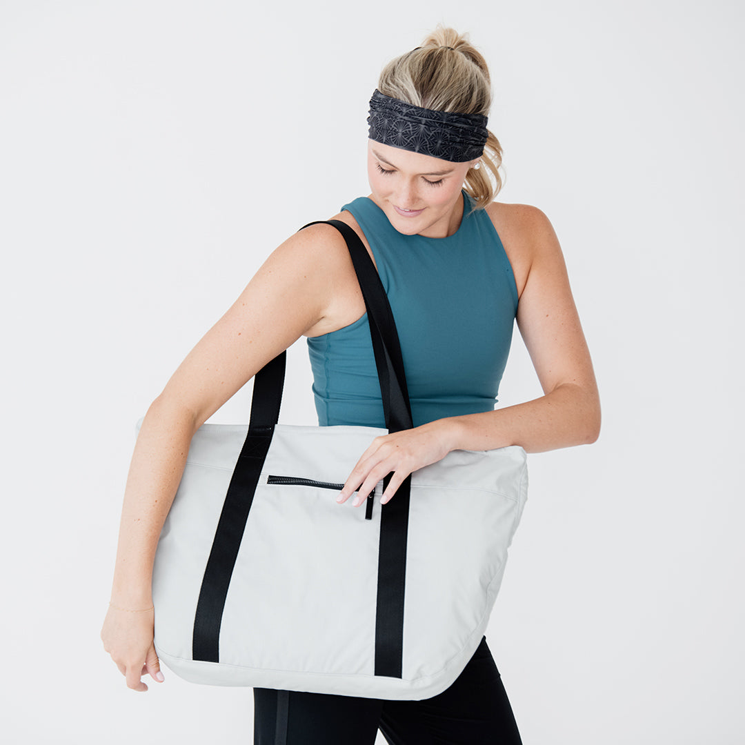 Introducing the Truckasana yoga tote bag