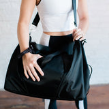 aruna duffel bag nylon gym yoga #black