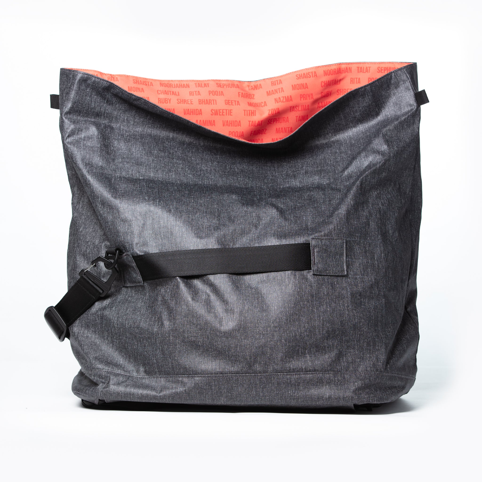 roll top bag duffel backpack water repellent charcoal dark gray #charcoal