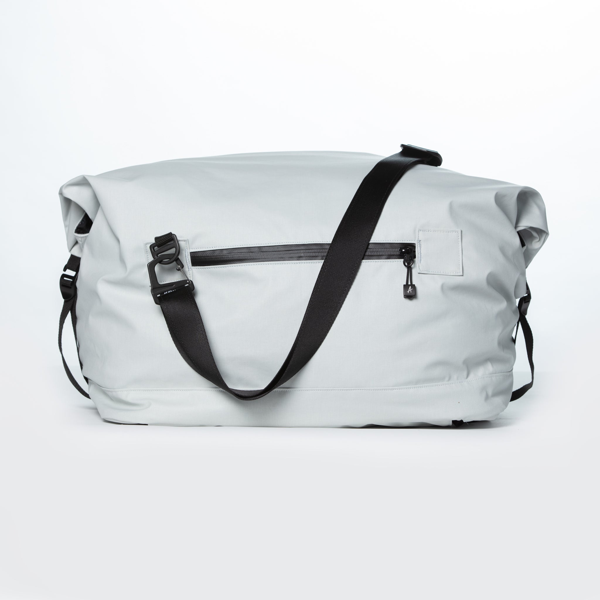 roll top bag duffel backpack water repellent light gray white #light_gray