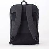 large backpack bag water-repellent recycled fabric laptop matte black #matte_black