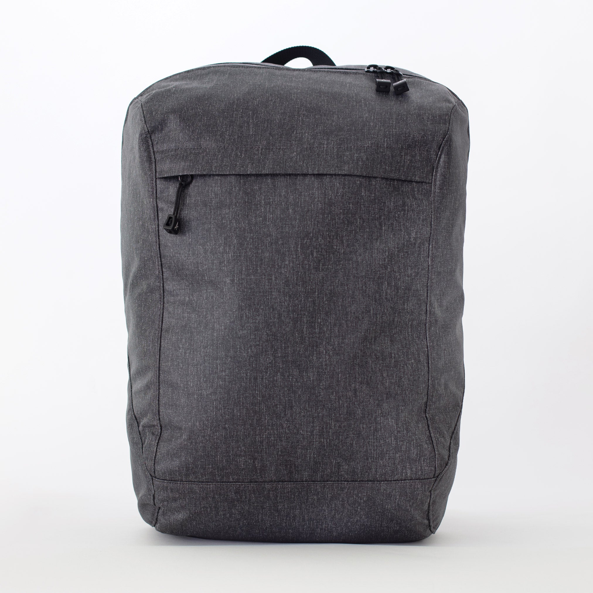 large backpack bag water-repellent recycled fabric laptop #charcoal