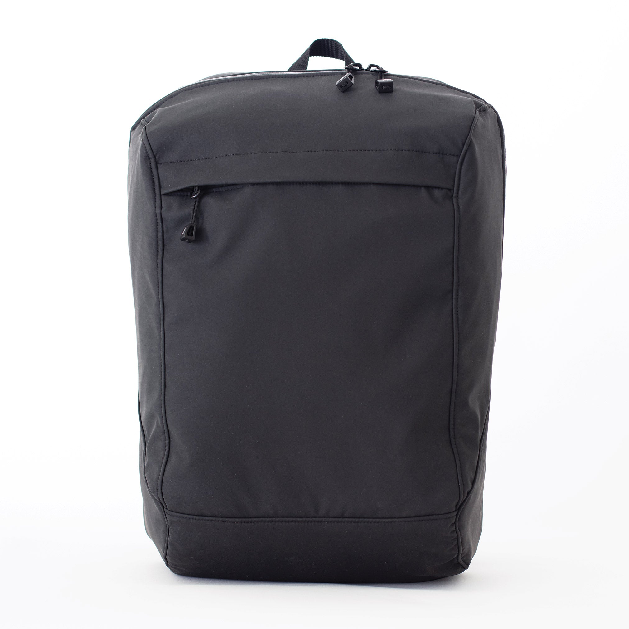 men large backpack bag water-repellent recycled fabric laptop matte black #matte_black