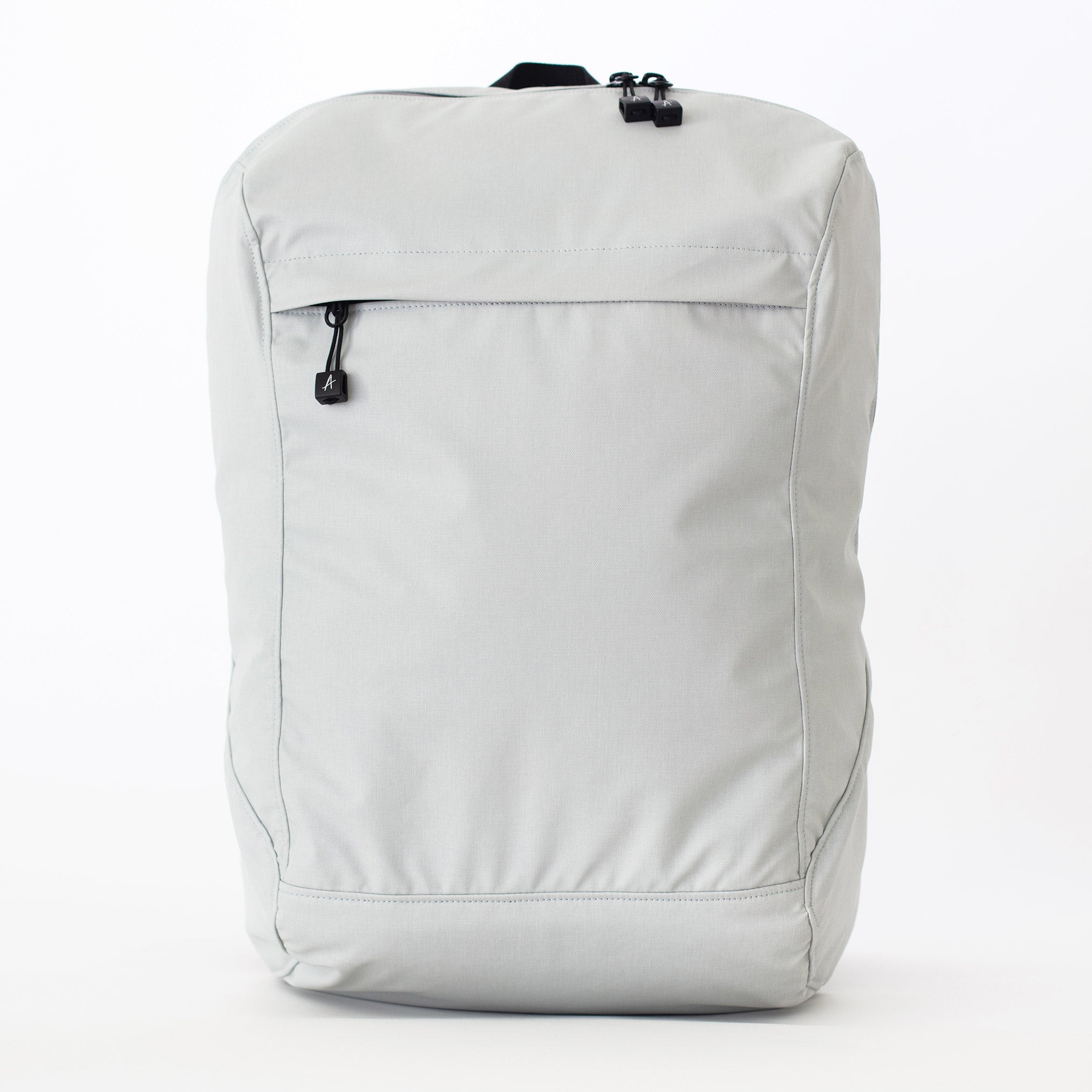 large backpack bag water-repellent recycled fabric laptop white light gray #light_gray