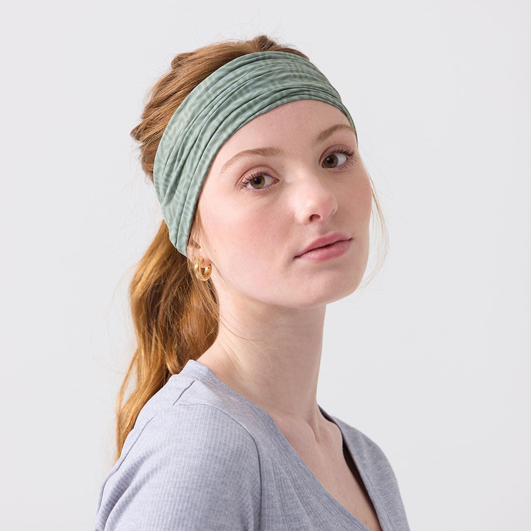 Rita Non Slip Cloth Comfort Soft Workout Women Headbands Army Green Arrows #army_green_arrows