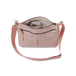 lightweight crossbody bag for commuting and travel #blush