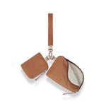 Mona Wristlet camel women’s wristlet wallet with phone pocket #camel