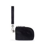 Mona Wristlet black Fair Trade handcrafted wristlet bag #black
