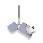 Mona Wristlet lilac washable nylon wristlet wallet for women #lilac
