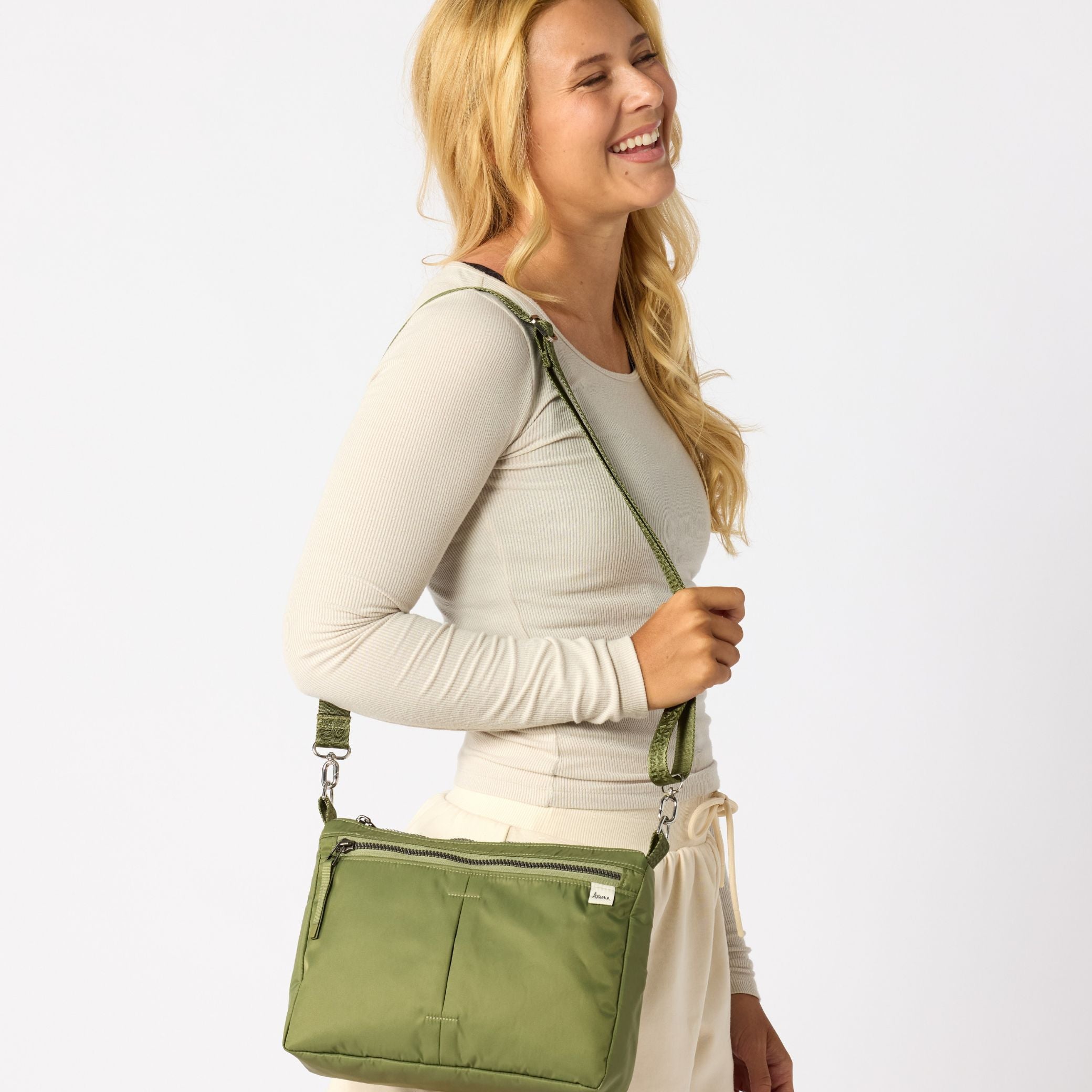 Shree Crossbody Bag DTM Aruna Olive Green #olive