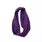 Rita Non Slip Cloth Comfort Soft Workout Women Headbands Purple Organic Circles #purple_organic_circles