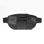 black fanny pack bag for women with cincy hats logo back  #black
