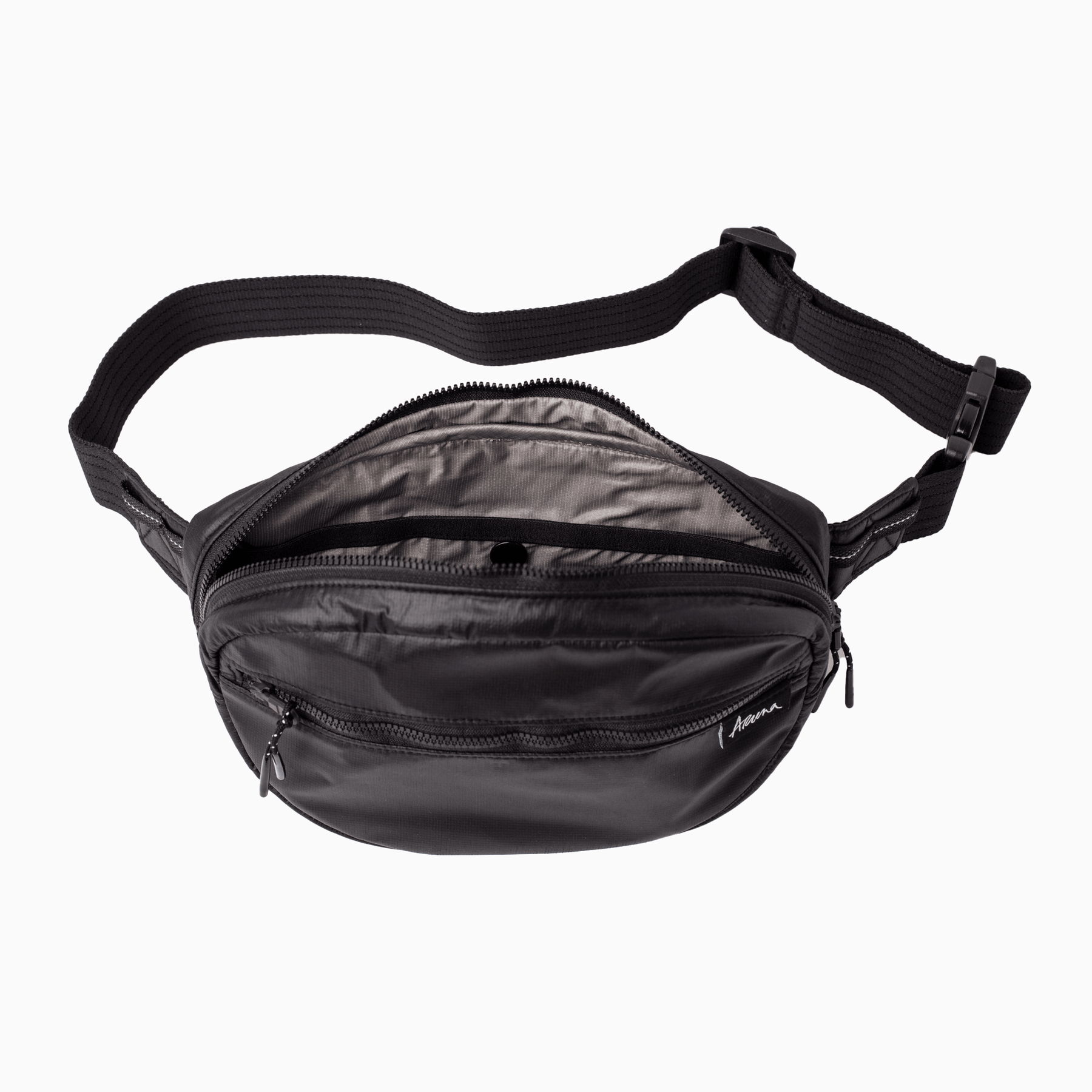 IDA XXL Extra Large Leather Bum Bag Shoulder Bag With Snap 