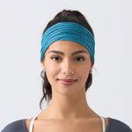 Rita Non Slip Cloth Comfort Soft Workout Women Headbands Teal Indian Print #teal_indian_print