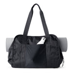 yoga mat tote bag with water bottle pocket #black