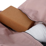 large yoga mat bags for women with shoulder straps, soft pink #blush