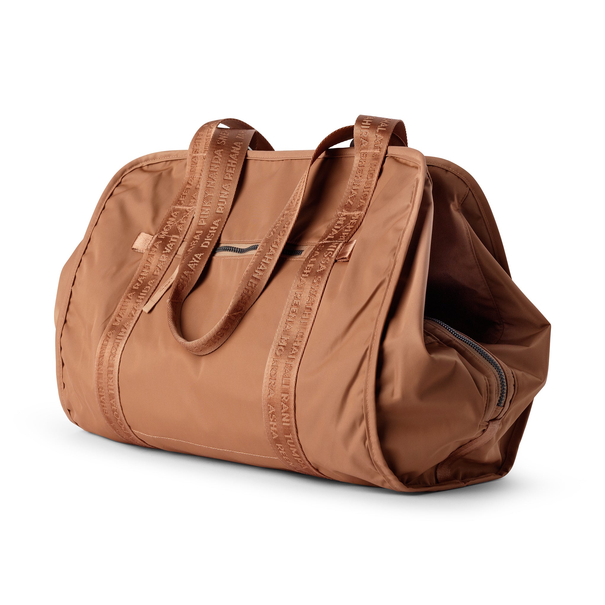 Neutral camel yoga tote bag for women with versatile everyday style #camel