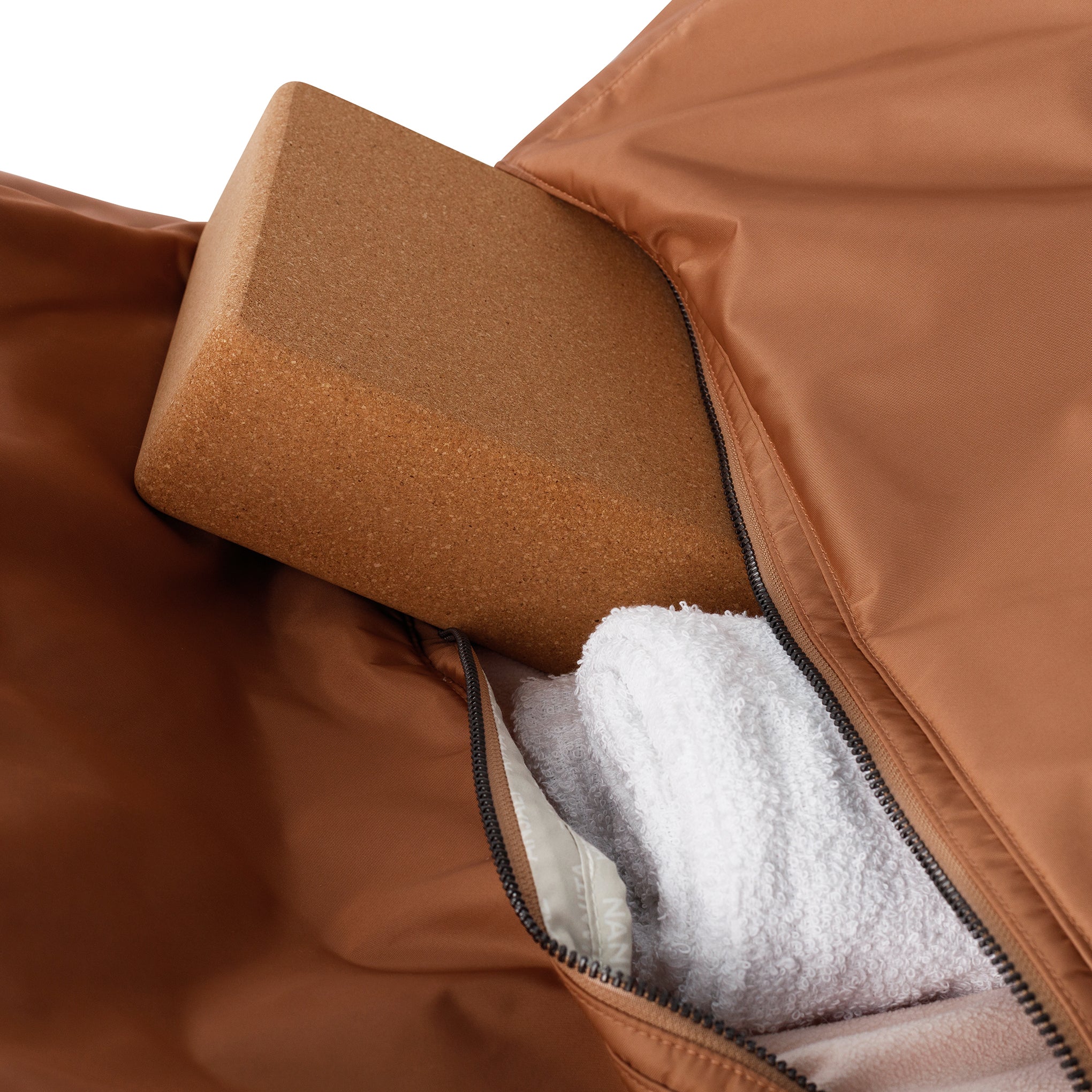Neutral camel yoga tote bag for women with versatile everyday style #camel