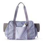 Purple lilac yoga tote bag for women with spacious interior compartments #lilac