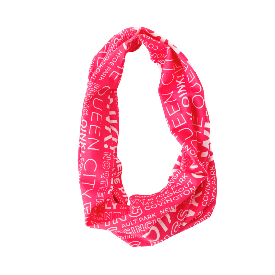 Pink Pig Cincinnati Running Headbands Flying Pig 5K Marathon #pink_oink
