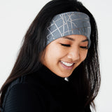 Women’s Winter Running Ear Warmer Headband #shadow_gray