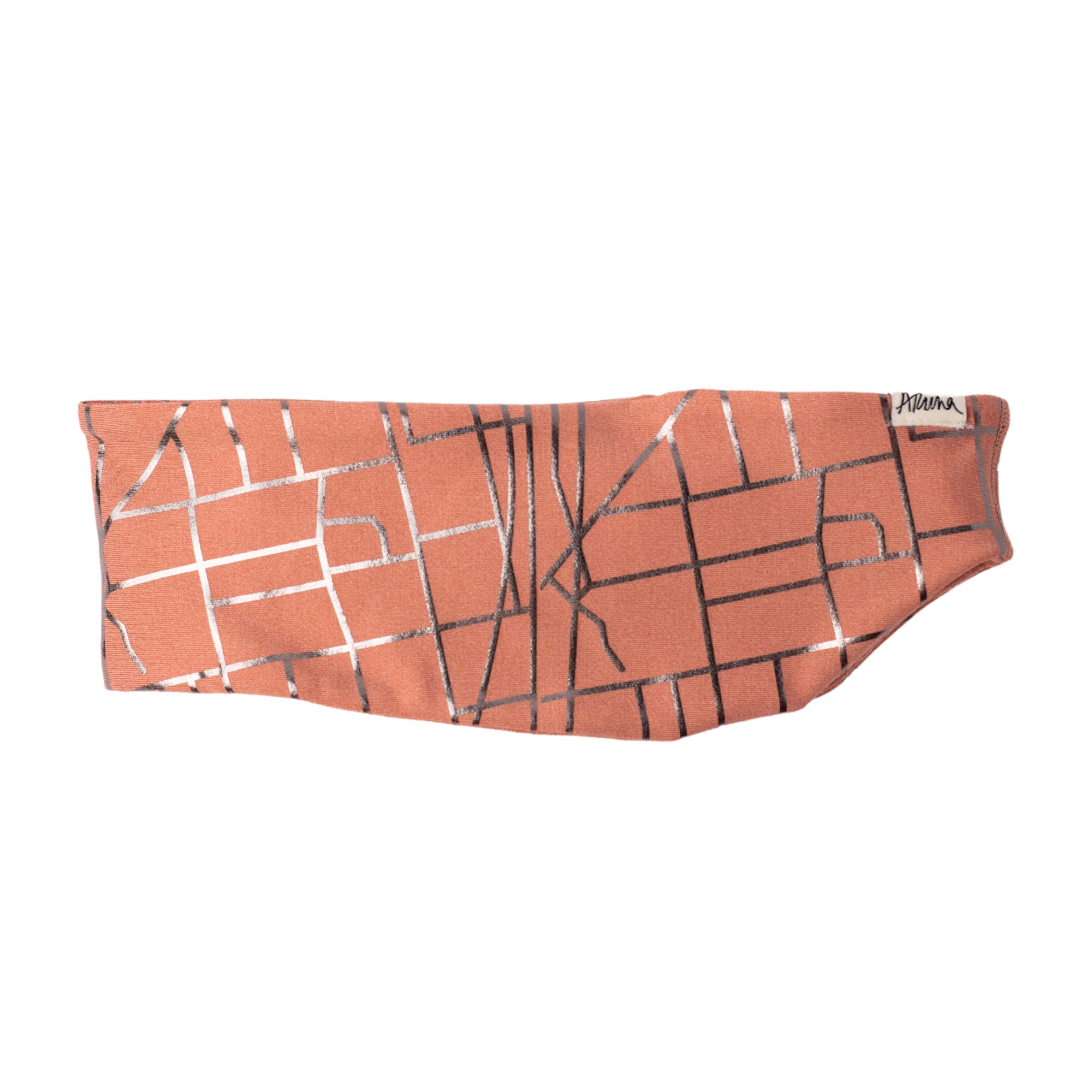 Women’s Winter Coral Light Orange Running Ear Warmer Headband #faded_coral