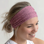 Rita Non Slip Cloth Comfort Soft Workout Women Headbands Dusty Rose Arrows #dusty_rose_arrows