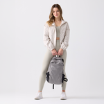 swathi backpack packable ultra thin mesh fabric ripstop gray #gray