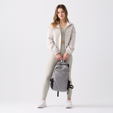 swathi backpack packable ultra thin mesh fabric ripstop gray #gray