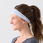 Non Slip Cloth Comfort Soft Workout Women Headbands 4 Inch One Size Gray Brushstrokes #gray_brushstrokes