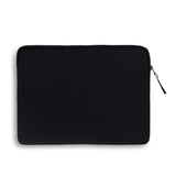 laptop sleeve nylon padded black back side #black