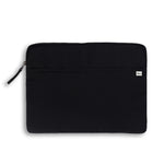 laptop sleeve nylon padded black front #black