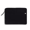laptop sleeve nylon padded black front #black