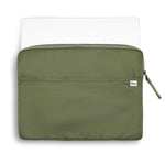 laptop sleeve nylon padded olive green front  laptop macbook #olive